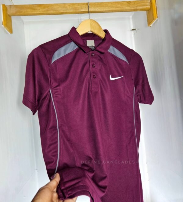 Authentic Soft Fabric Polo Shirt: Maroon