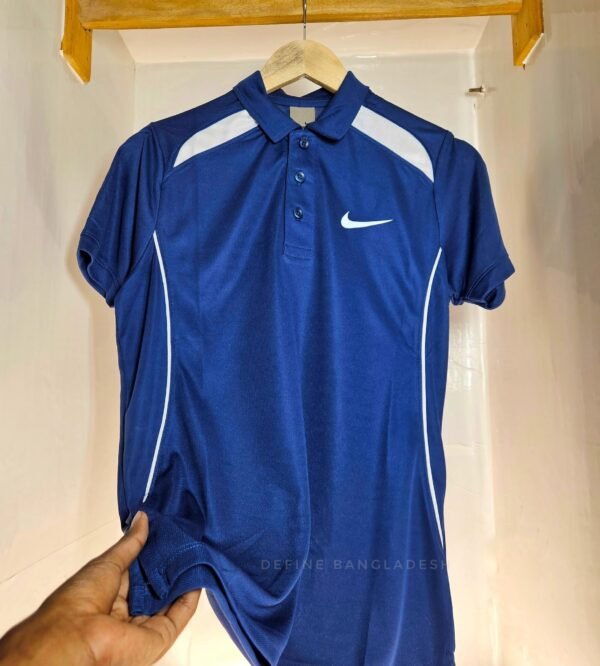 Authentic Soft Fabric Polo Shirt: Navy Blue